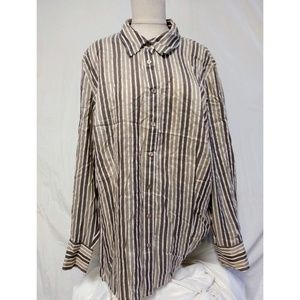 Talbot's Button Down Shirt Plus Size 20W Top